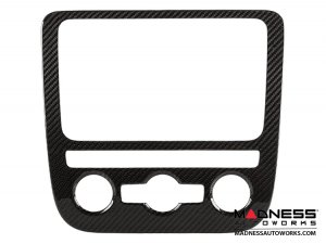 Volkswagen Golf Mk5 Scirocco Eos - Center Console Trim - Carbon Fiber